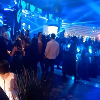 Evento corporativo com serviço de brigadeiro de tacho